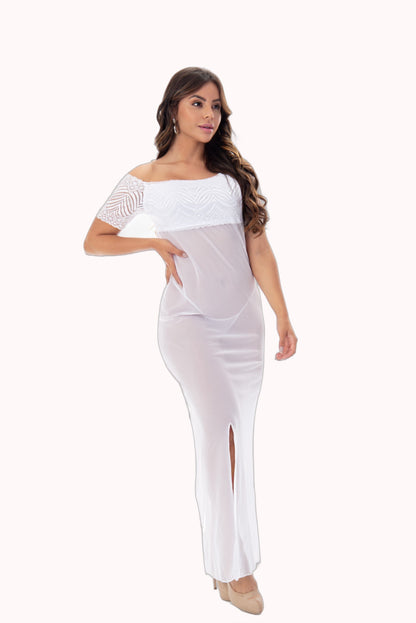 Camisola longa em tule – Doce Malícia