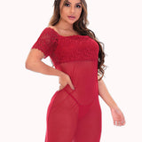 Camisola longa em tule – Doce Malícia