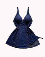 Camisola de Bojo Tule e Renda com Calcinha – Doce Malícia