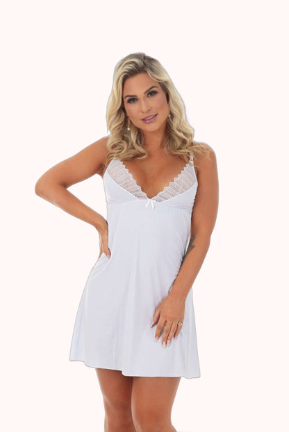 Camisola com renda no busto – Doce Malícia