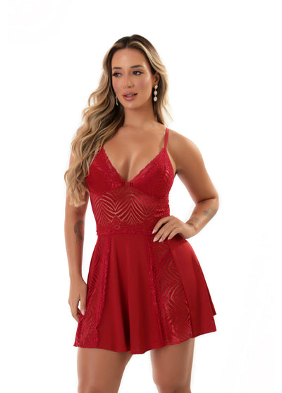 Camisola de Renda em Branco – Doce Malícia
