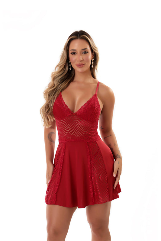 Camisola de Renda em Branco – Doce Malícia
