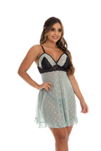 Camisola de Renda com Tule em Branco – Doce Malícia