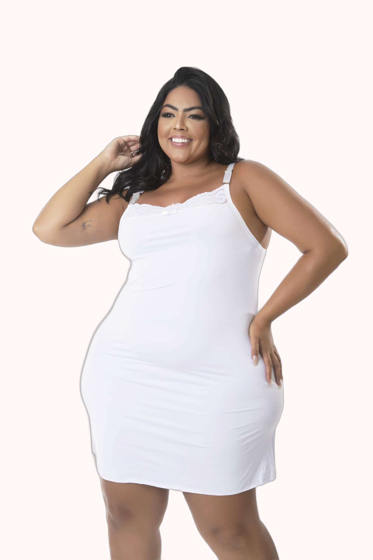 Camisola em microfibra rendada – Doce Malícia