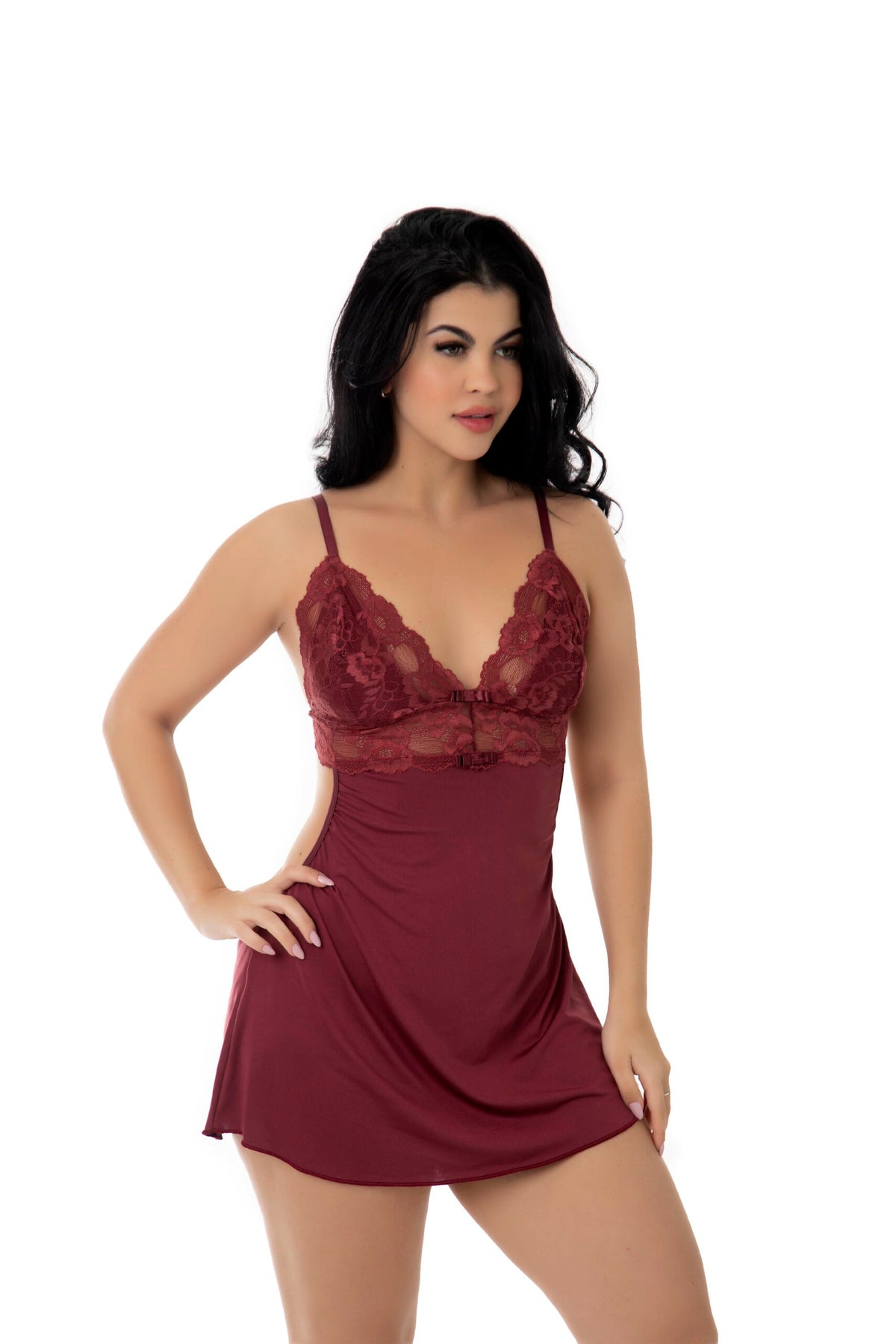 Camisola em Microfibra Aberta nas Costas em Branco – Doce Malícia