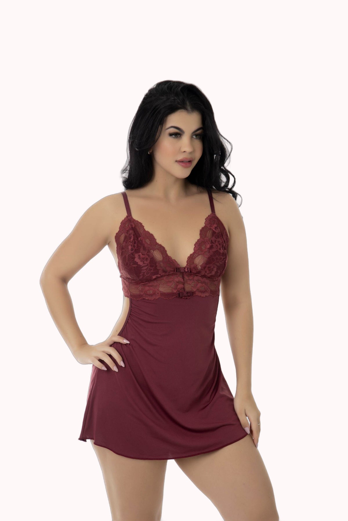 Camisola em Microfibra Aberta nas Costas