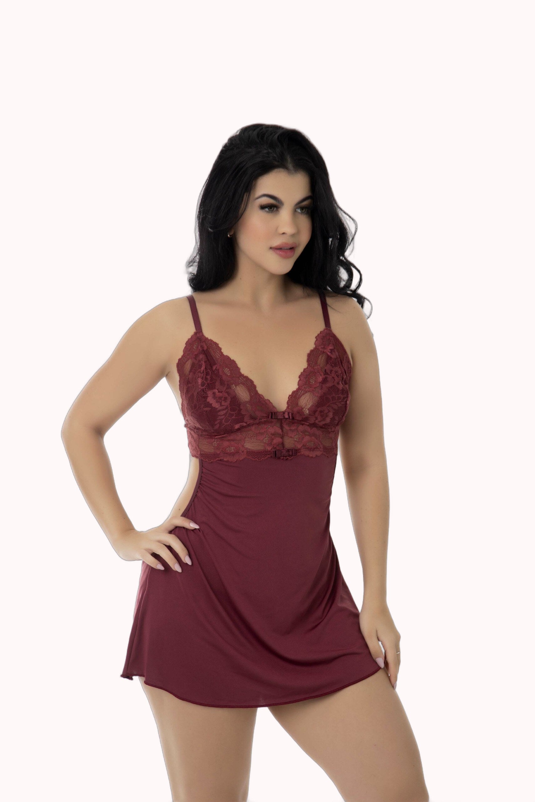 Camisola em Microfibra Aberta nas Costas – Doce Malícia