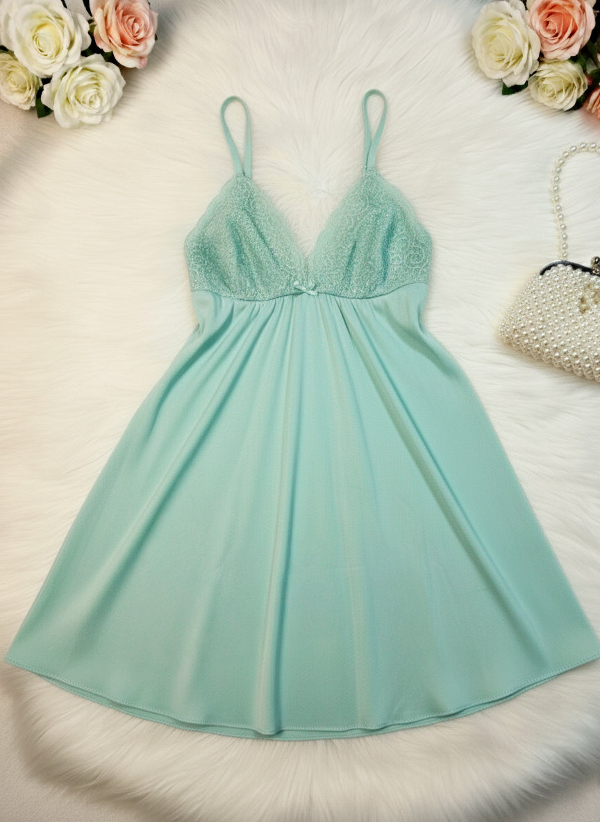 Camisola em Microfibra com Renda em Branco – Doce Malícia