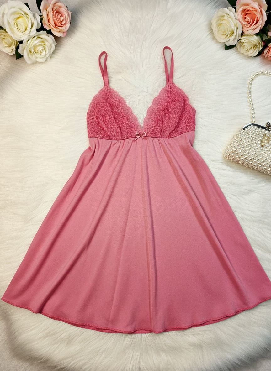 Camisola em Microfibra com Renda em Branco – Doce Malícia