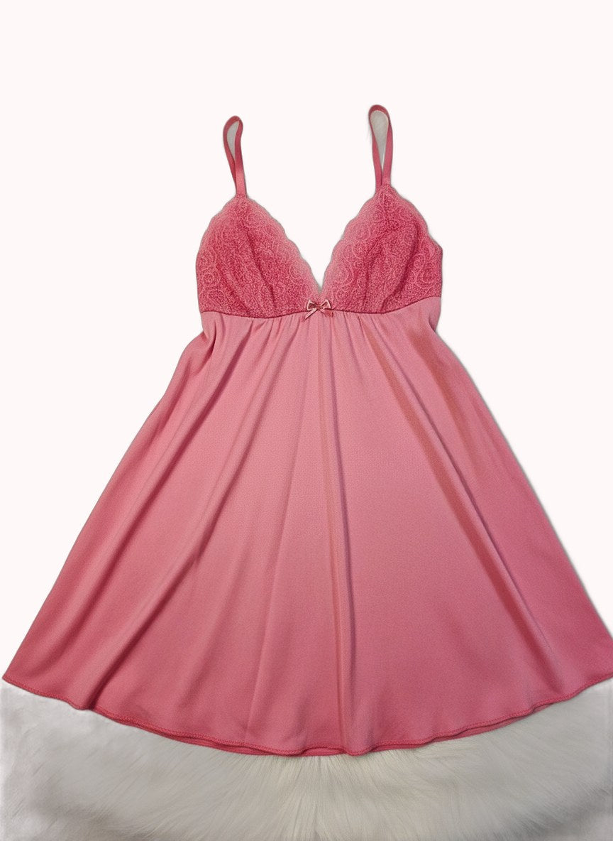 Camisola em Microfibra com Renda