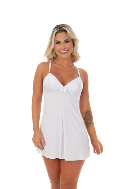 Camisola em microfibra lisa em cores sortidas – Doce Malícia