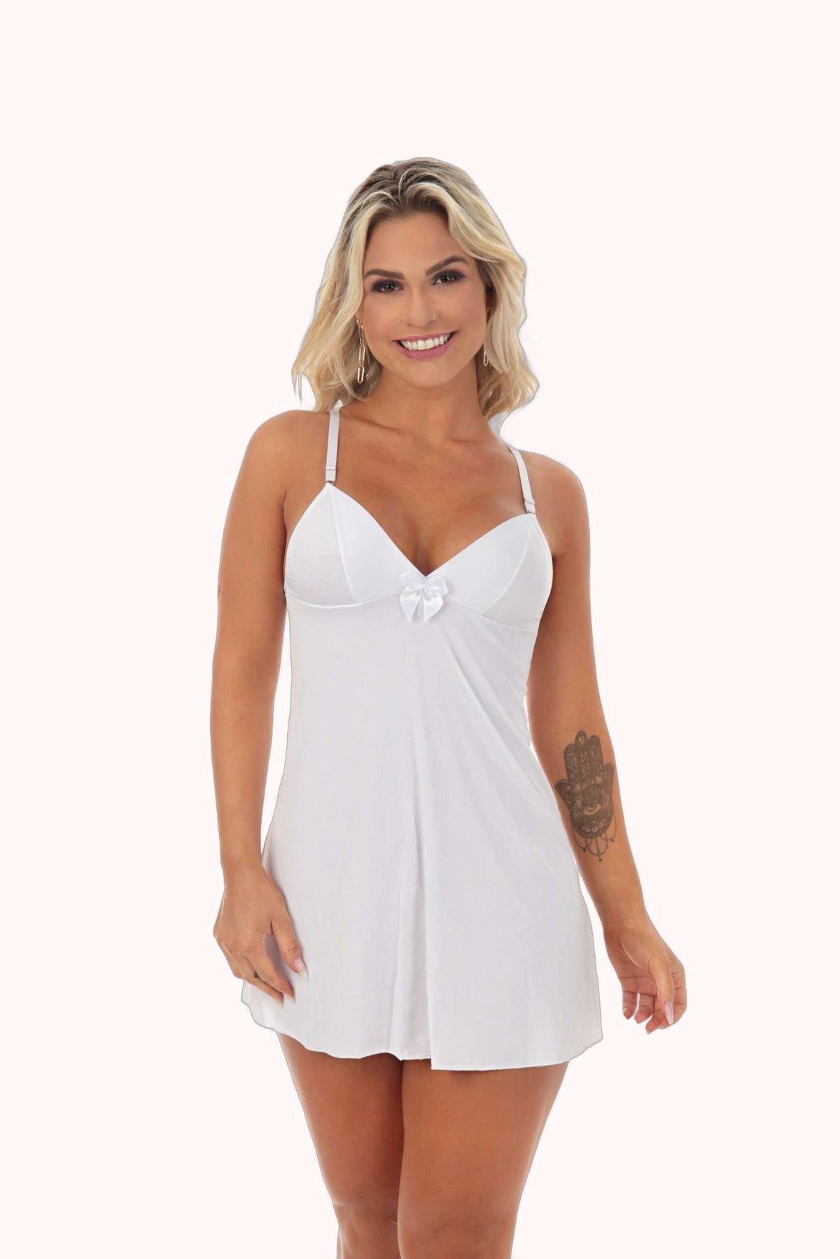 Camisola em microfibra lisa – Doce Malícia