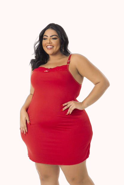 Camisola em microfibra rendada – Doce Malícia