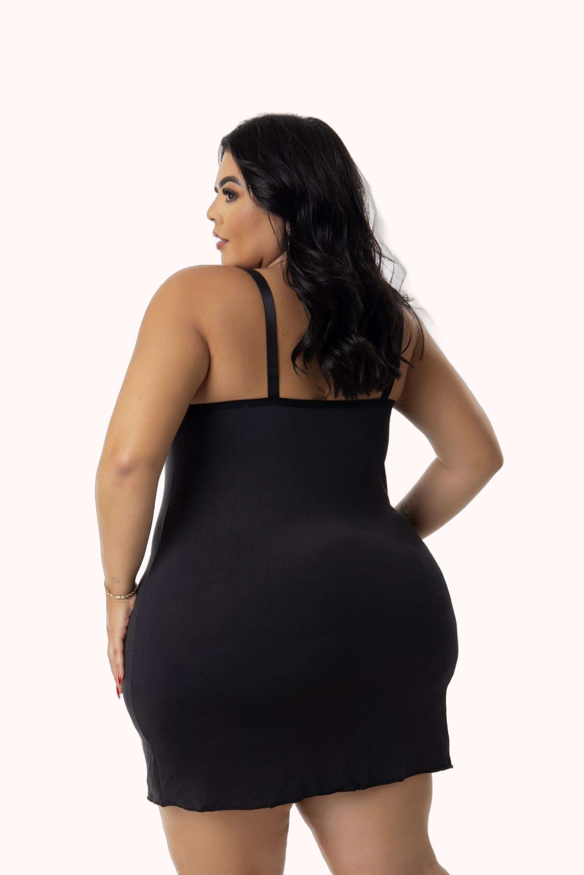 Camisola em microfibra rendada – Doce Malícia
