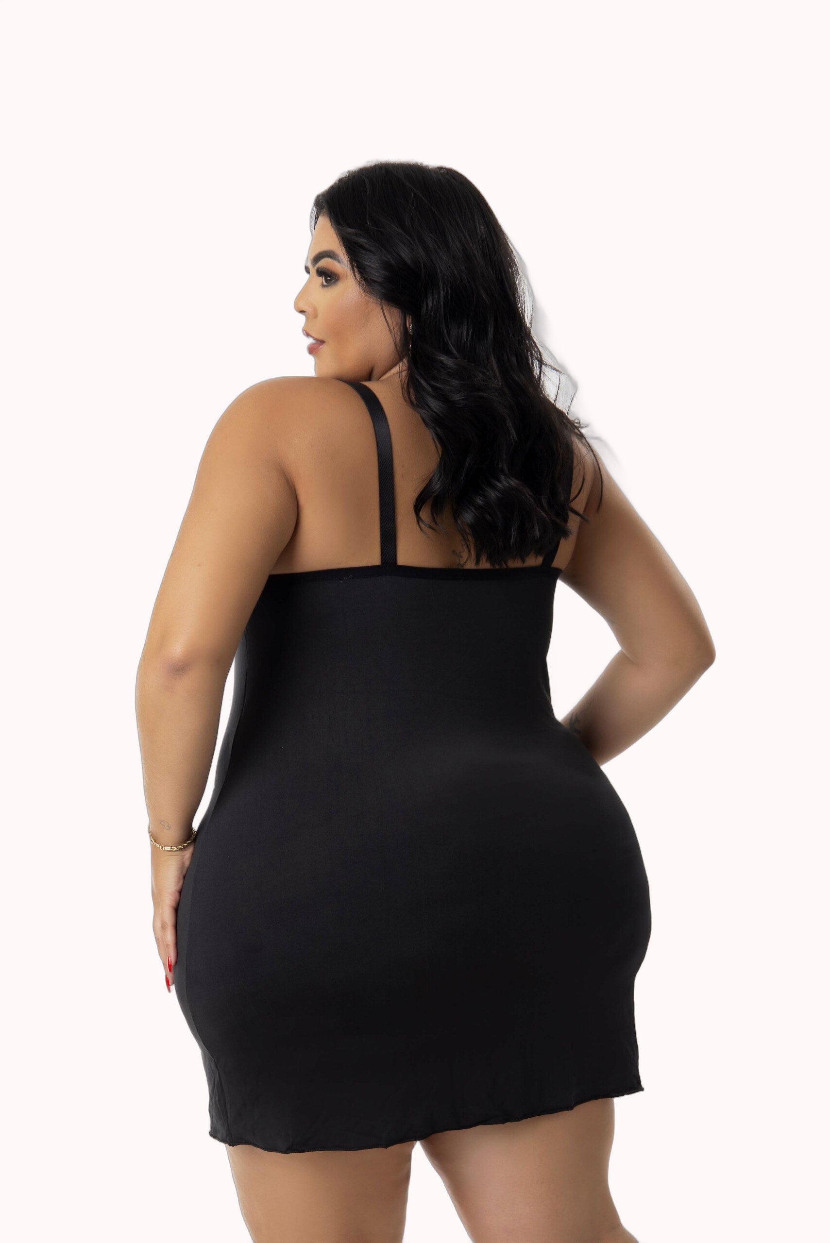 Camisola em microfibra rendada – Doce Malícia