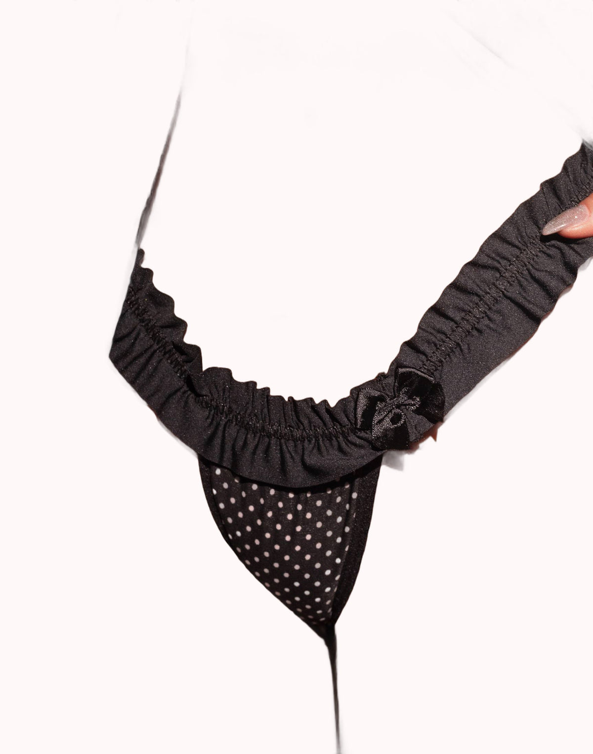 Camisola em poá com calcinha – Doce Malícia