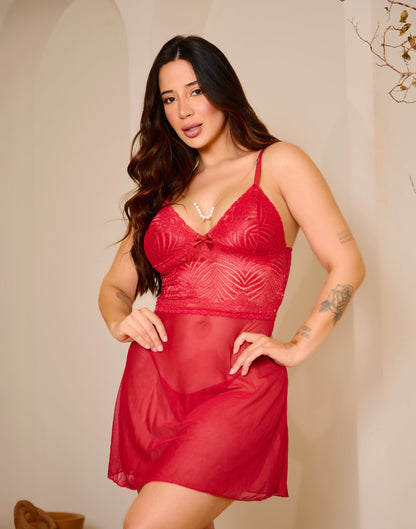 Camisola em tule com pérolas em Branco – Doce Malícia