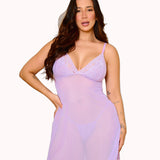 Camisola em Tule com Calcinha – Doce Malícia