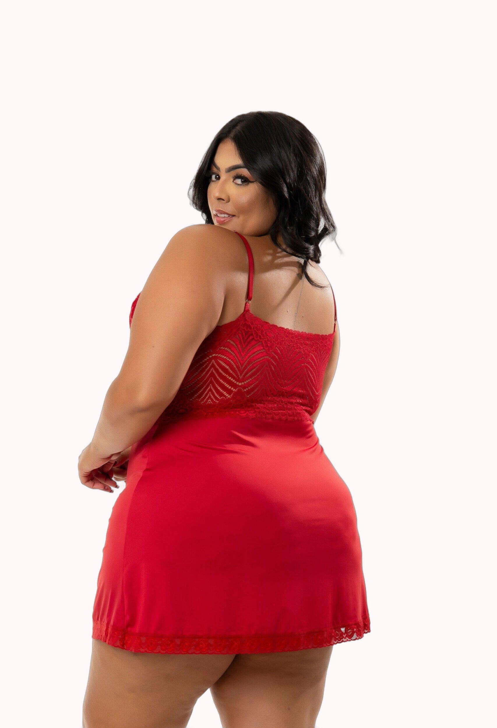 Camisola plus size em microfibra – Doce Malícia