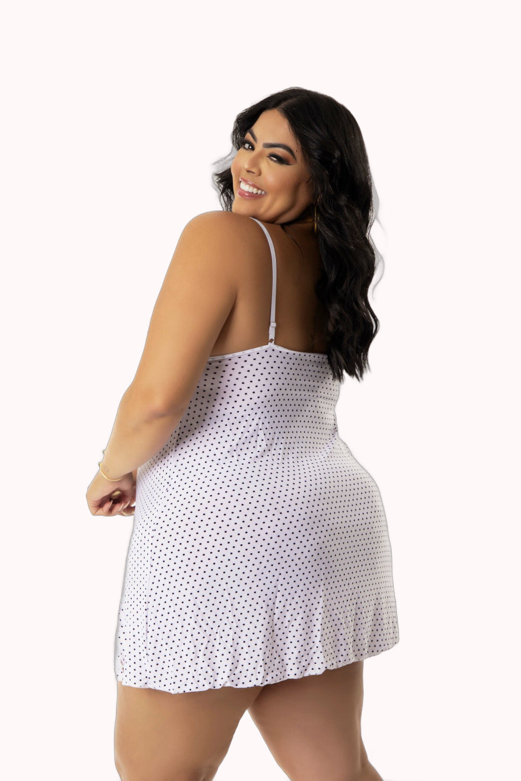 Camisola plus size em liganete – Doce Malícia