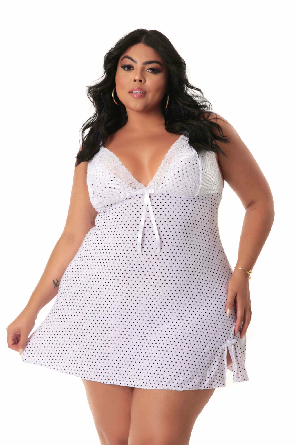 Camisola plus size em liganete em cores-variadas – Doce Malícia