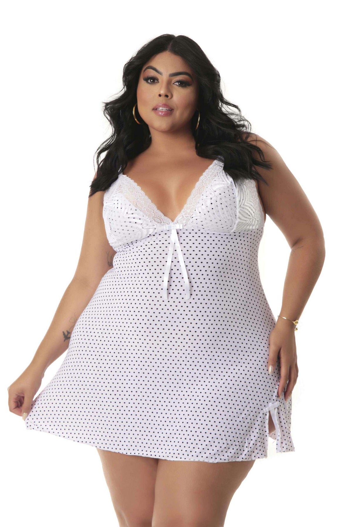 Camisola plus size em liganete em cores-variadas – Doce Malícia