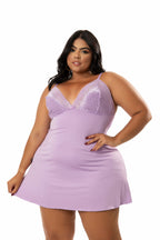 Camisola Plus Size em Branco – Doce Malícia