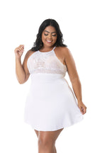 Camisola Sensual Plus Size em azul – Doce Malícia