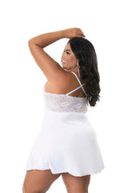 Camisola Sensual Plus Size em azul – Doce Malícia