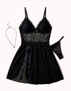 Camisola Sexy em Tule com Fenda – Doce Malícia