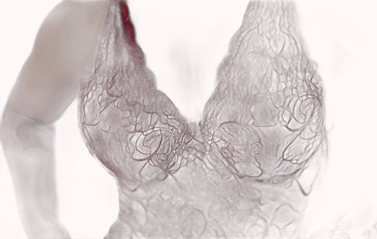 Camisola Tule e Renda Sensual com Bojo – Doce Malícia