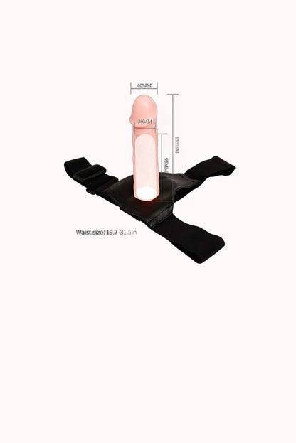 Cinta com Capa Peniana e Vibro – 15,5×4,2cm – Doce Malícia