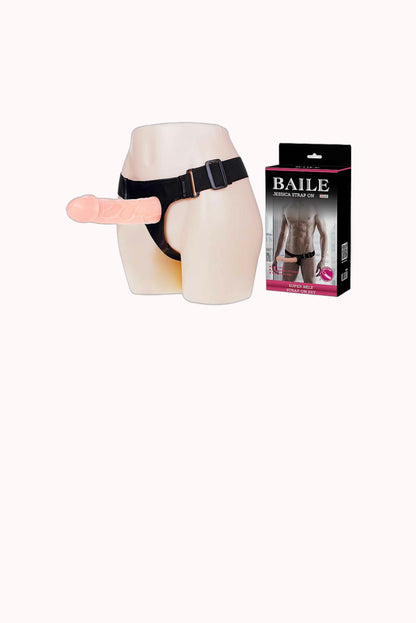 Cinta com Capa Peniana e Vibro – 15,5×4,2cm – Doce Malícia