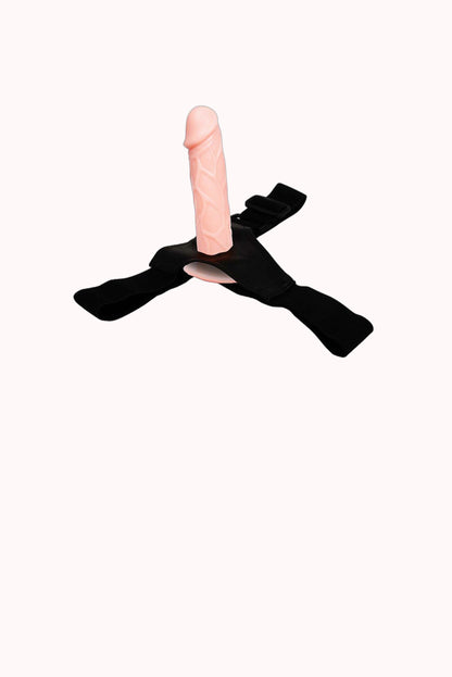 Cinta com Capa Peniana e Vibro – 15,5×4,2cm – Doce Malícia
