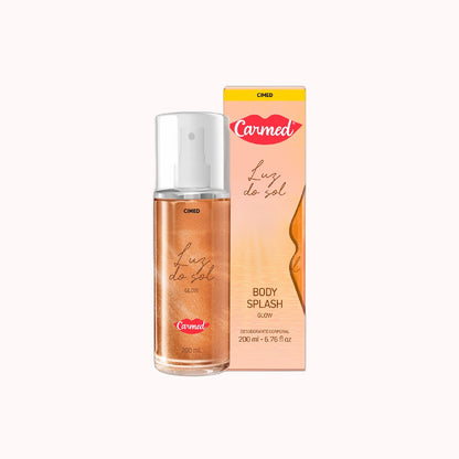 Body Splash Carmed Luz do Sol 200ml – Efeito Glow com Brilho – Doce Malícia