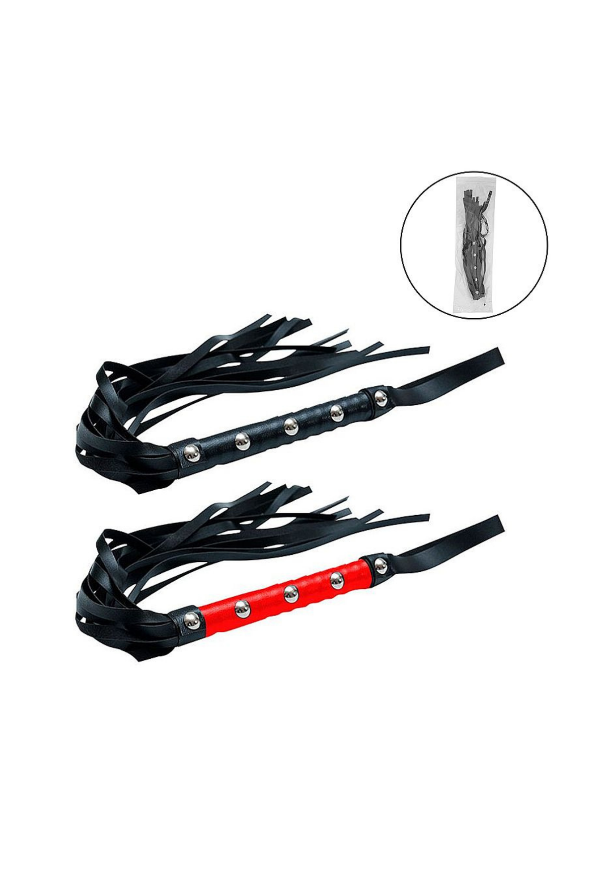 Chicote de Luxo para Bondage em Preto – Doce Malícia