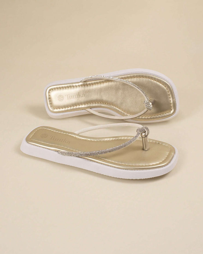Chinelo Slide Feminino Brilho – Doce Malícia — Doce Malícia