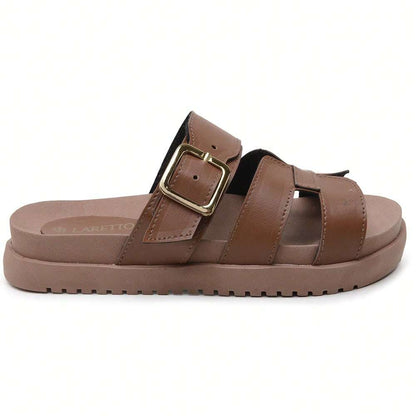 Chinelo Slide Feminino Café – Doce Malícia