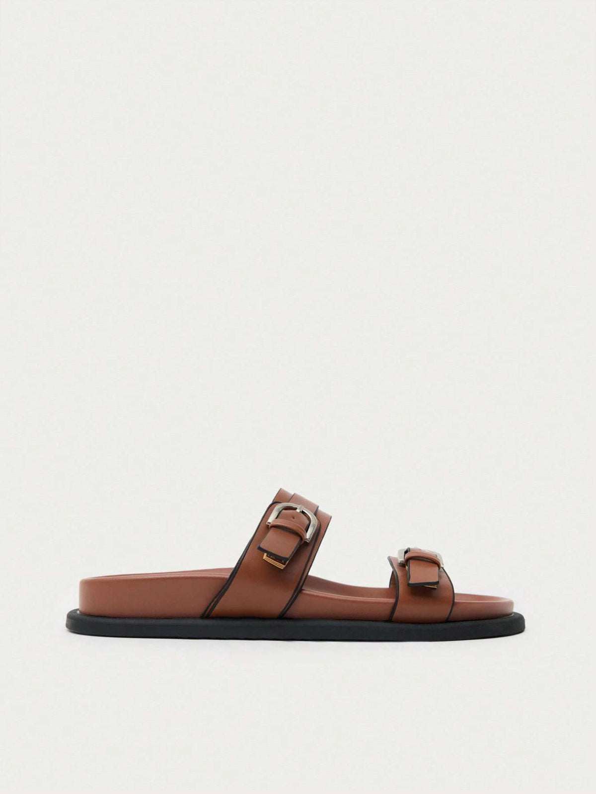 Slide Feminino Duas Fivelas Caramelo – Doce Malícia