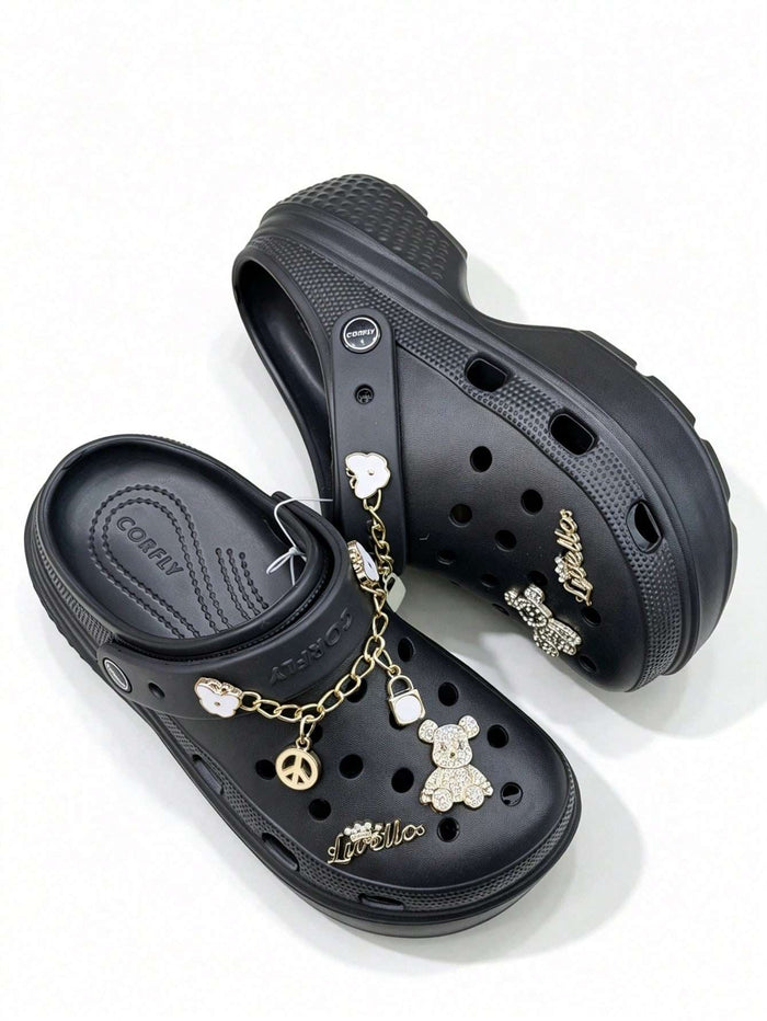 Chinelo Slide Feminino Preto – Doce Malícia — Doce Malícia
