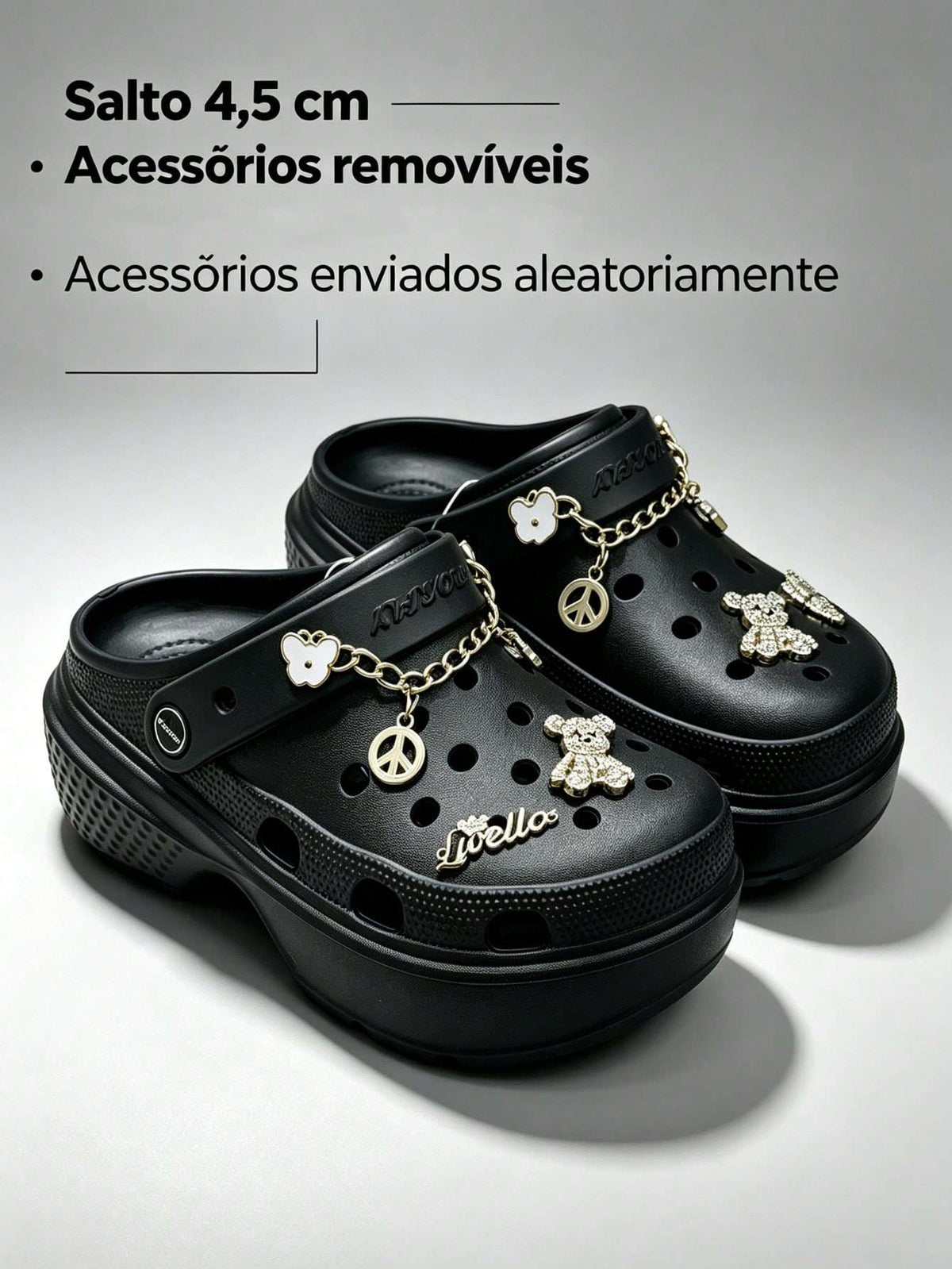 Chinelo Slide Feminino Preto – Doce Malícia