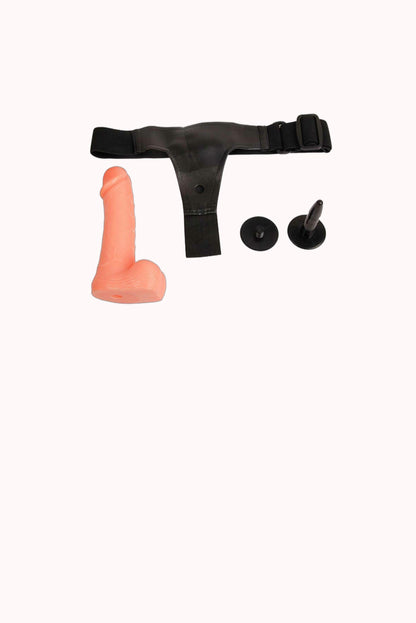 Cinta com Pênis em Silicone – 18,5cm×4,0cm – Doce Malícia
