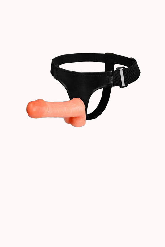 Cinta com Pênis em Silicone – 18,5cm×4,0cm – Doce Malícia