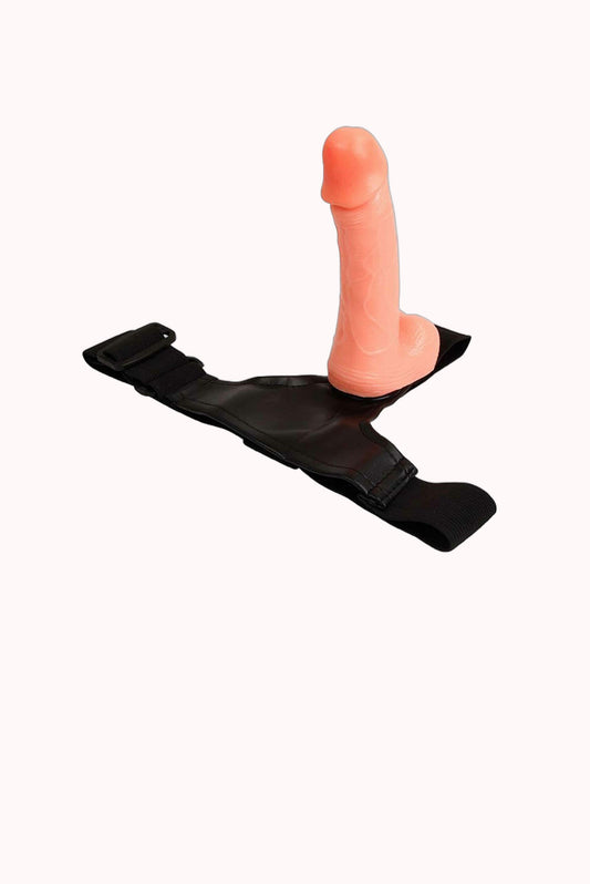 Cinta com Pênis em Silicone – 18,5cm×4,0cm – Doce Malícia