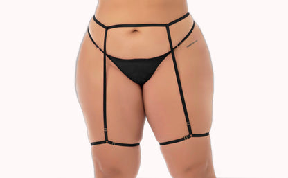 Cinta Liga Plus Size com Regulagem e Frase Personalizável – Doce Malícia