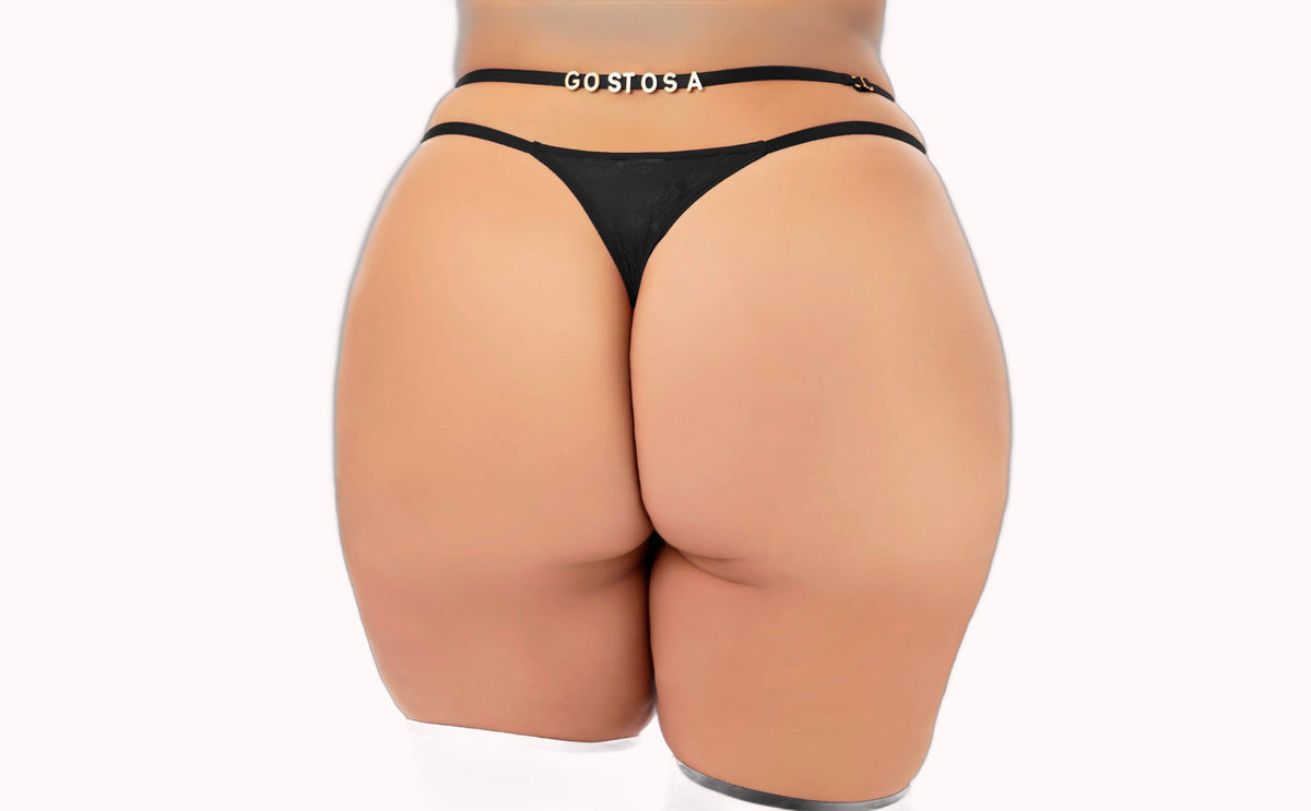 Cinta Liga Plus Size com Regulagem e Frase Personalizável – Doce Malícia