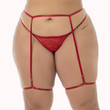 Cinta Liga Plus Size com Regulagem e Frase Personalizável – Doce Malícia