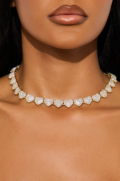 Colar Feminino Corrente Strass – Doce Malícia