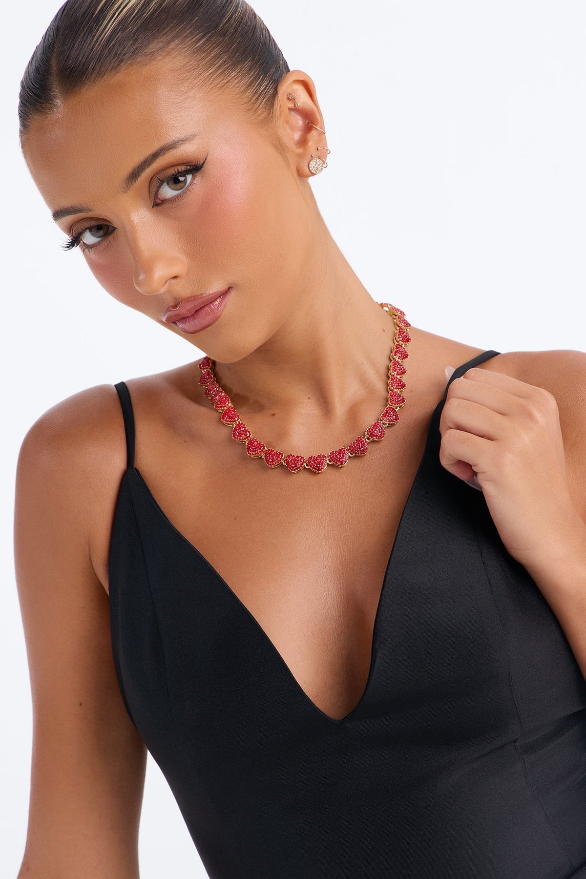 Colar Feminino Corrente Strass – Doce Malícia