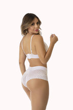 Conjunto de lingerie com elástico trabalhado – Doce Malícia